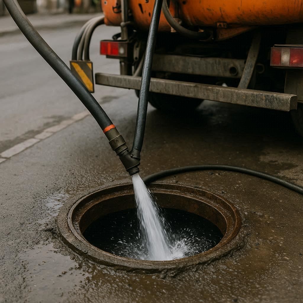 Гидродинамическая прочистка канализации в Каменногорске
